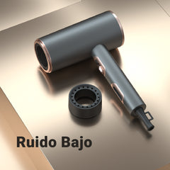 Bluemyth Secador pelo de iones negativos 2200w, Secadores de pelo profesional con difusor y concentrador, Secador de pelo viaje con 3 niveles de temperatura